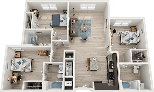 Floor plan 3x3 - Platinum