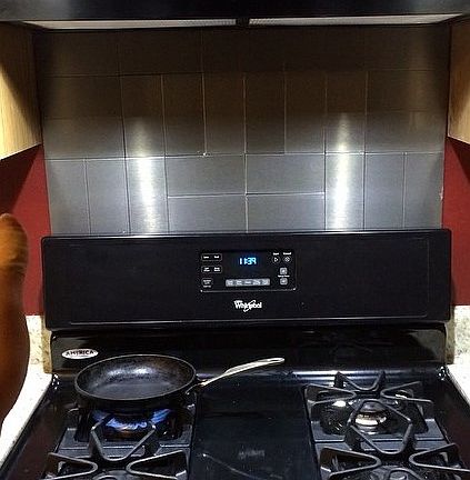 Gas stove with outside vent