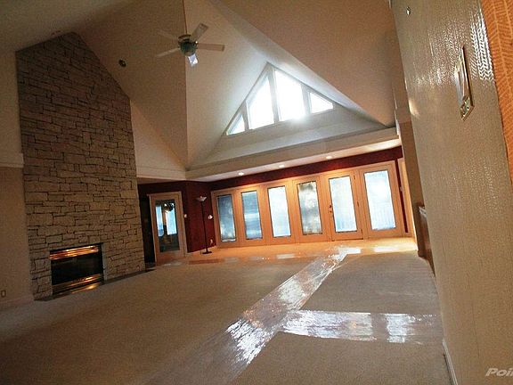 Soaring ceilings with huge windows!