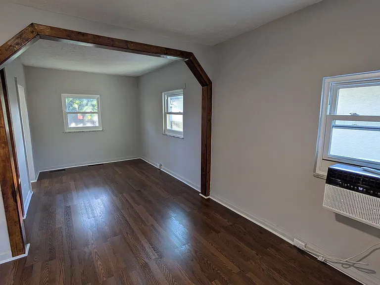 L shaped living room