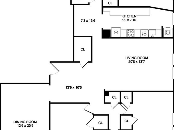 2nd image of 230 W 79th St #11N