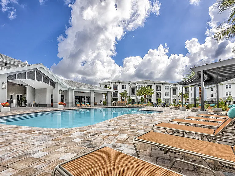 Coralina Apartments | Cape Coral, FL | Island-Style Lagoon Pool