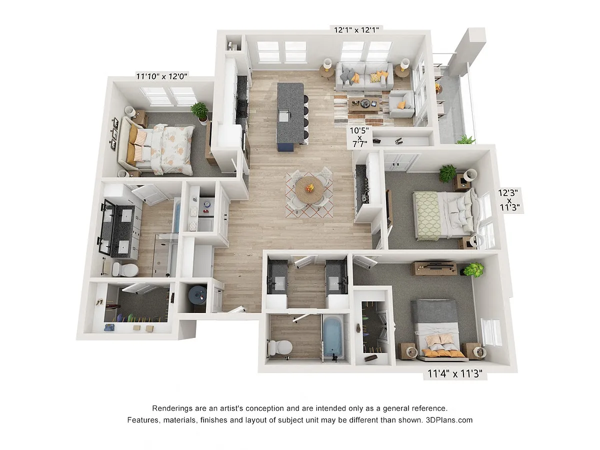 Floor plan C1