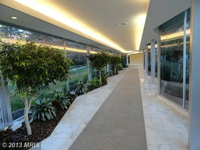 Breezeway to Mailboxes and Elevators