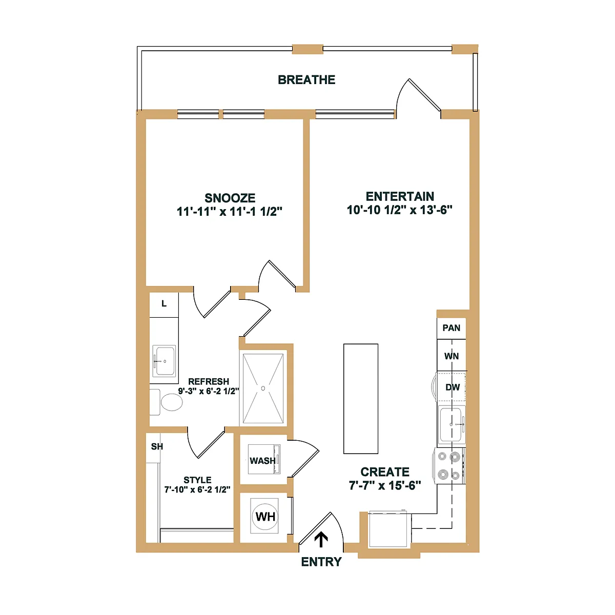 Floor plan A1