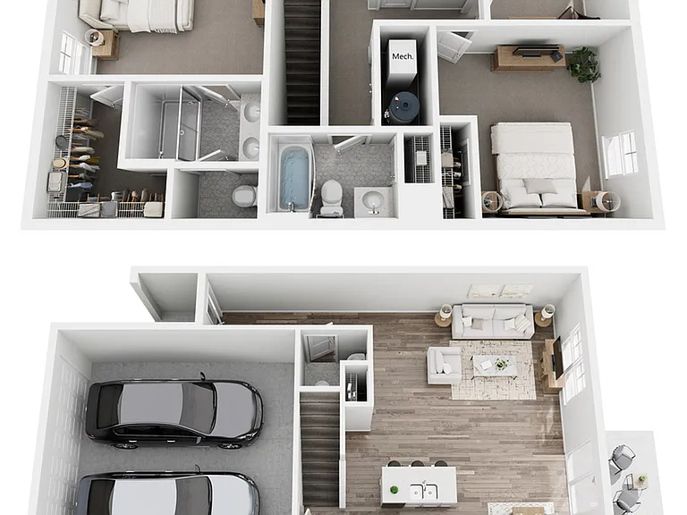 Tallman First and Second Floor View Tallman First and Second Floor View