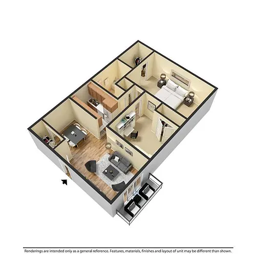 Floor plan 2 Bedroom