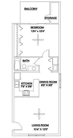 Floor plan The Brightleaf 700