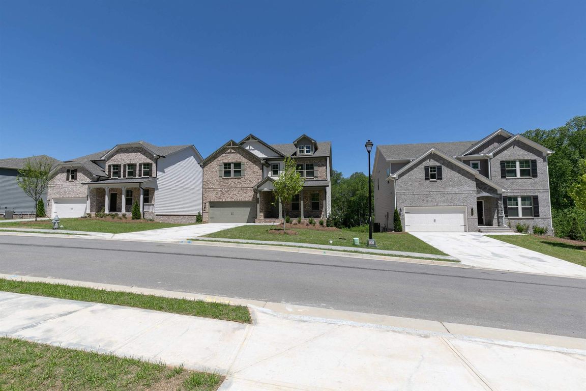 A scenic view of the stunning homes at Baxter Woods.