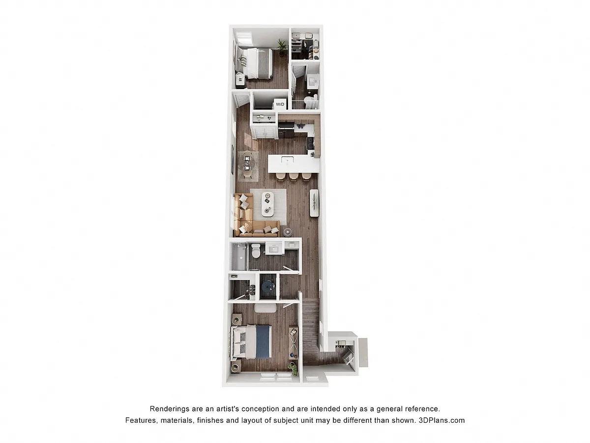 Floor plan Waterchase B