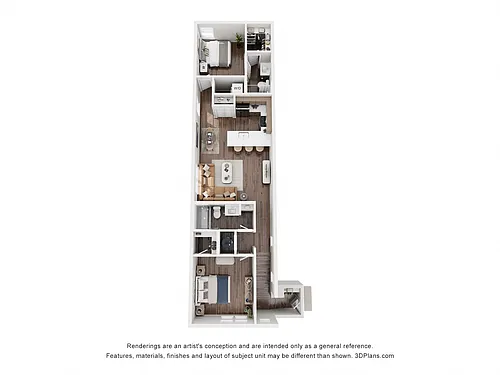 Floor plan Waterchase B