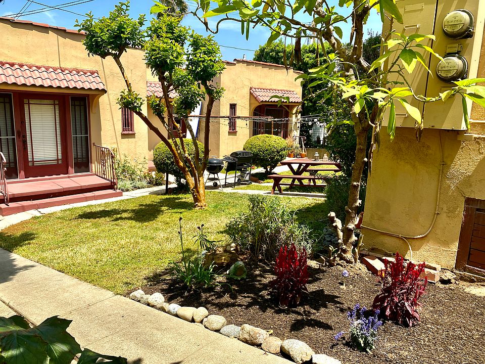 outside garden, unit is to left