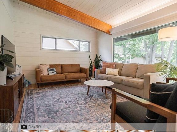 view of living area from the dining room area