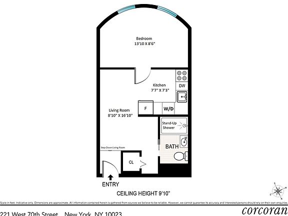 2nd image of 221 W 70th St APT 5
