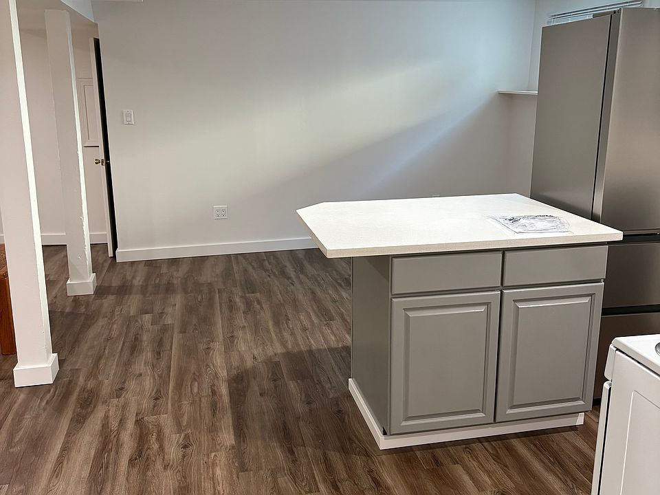 Kitchen with extended eating area