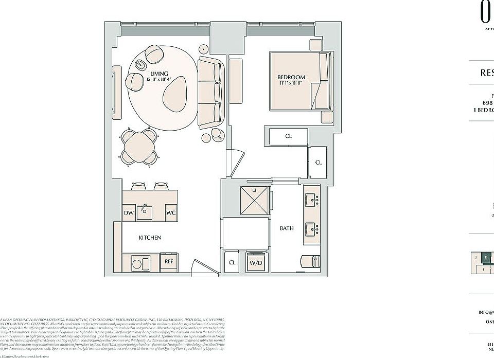 1st image of 111 W 56th St #34K