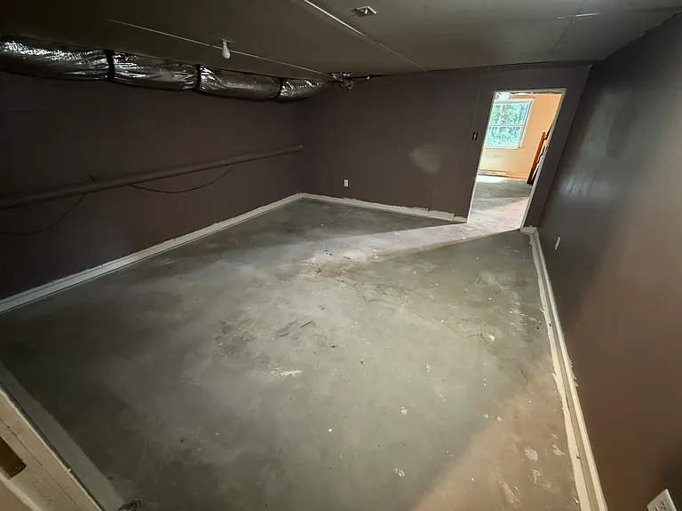 Additional storage room in basement