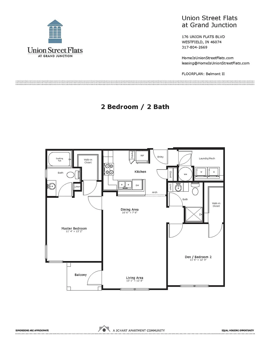 Floor plan Belmont II D5-A 2.2