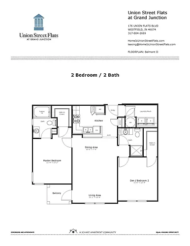 Floor plan Belmont II D5-A 2.2
