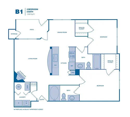 Floor plan B1