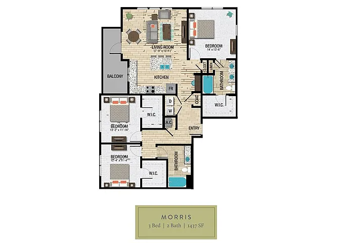 Floor plan Morris