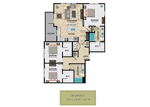 Floor plan Morris