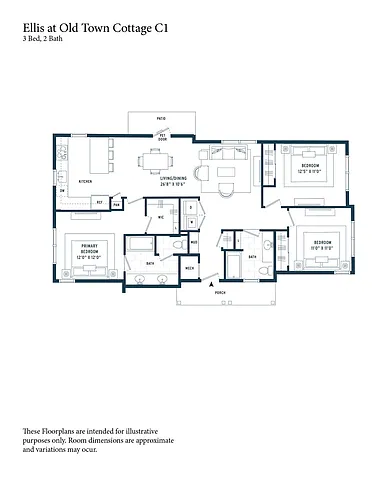 Floor plan C1 C A
