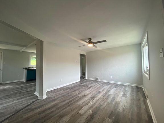 living room - view from just inside the front door