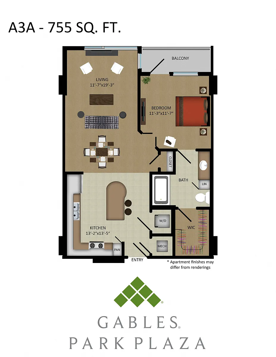 Floor plan A3A
