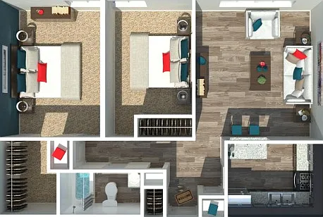 Two Bedroom One Bathroom S Two Bedroom One Bathroom S
