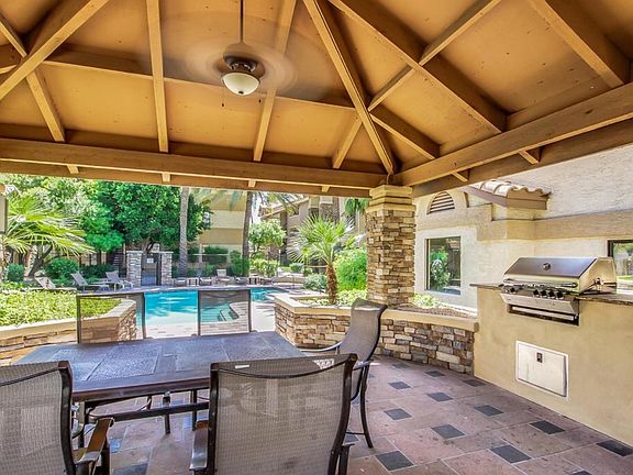 Covered barbecue area