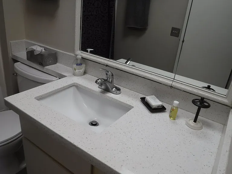 Quartz counters recently installed.
