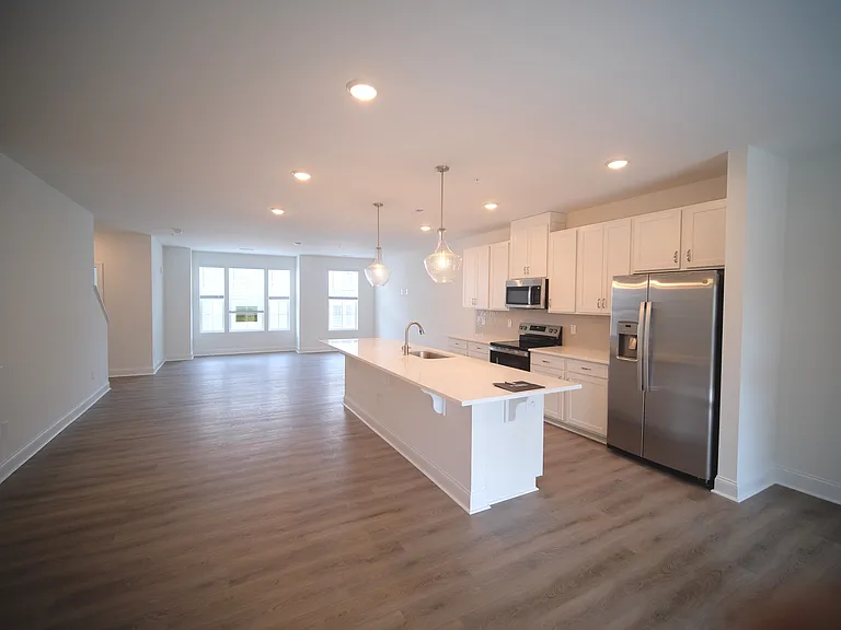 Kitchen from dining area