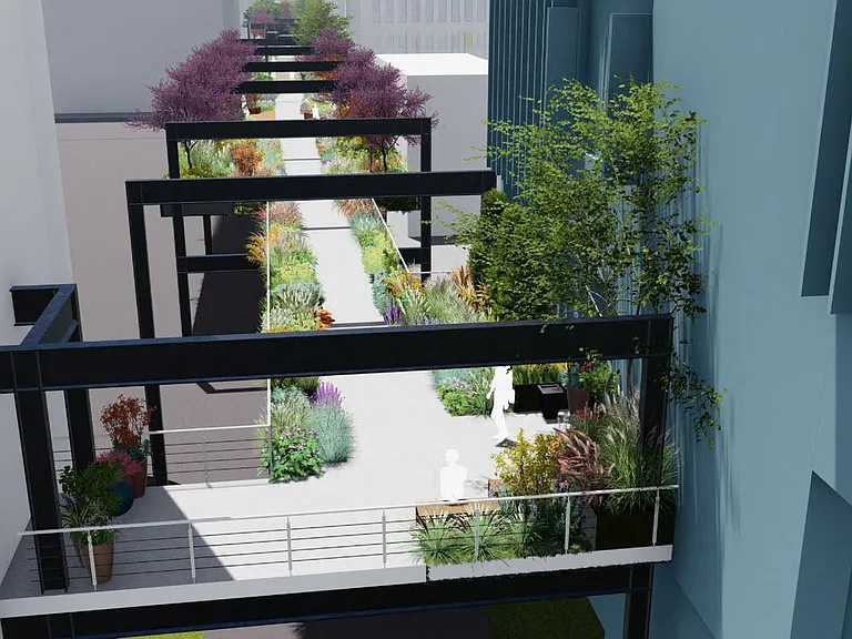 Re-imagined Sky-bridge turned ParkWalk
