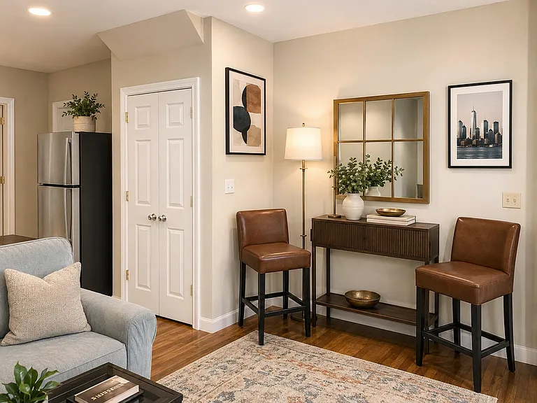 Spacious alcove area