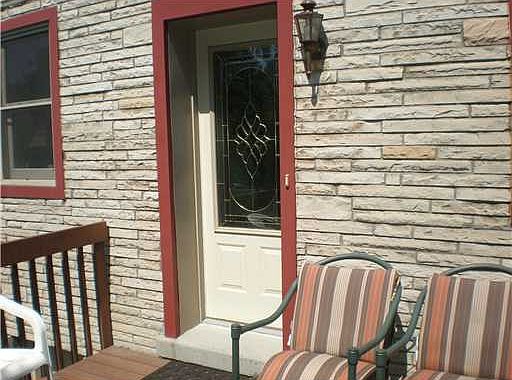 Back door from deck