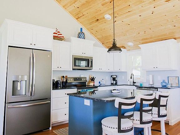 Custom Amish cabinetry. 