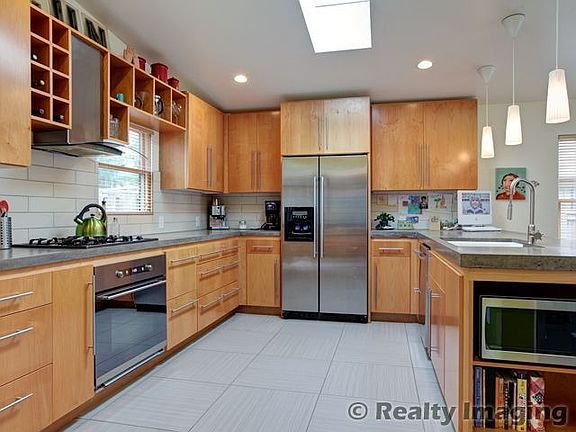 Concrete Counters, Stainless Steel Appliances
