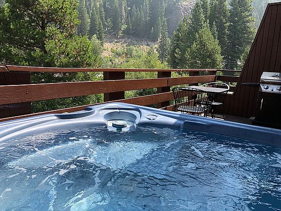 Private Hot Tub on our deck