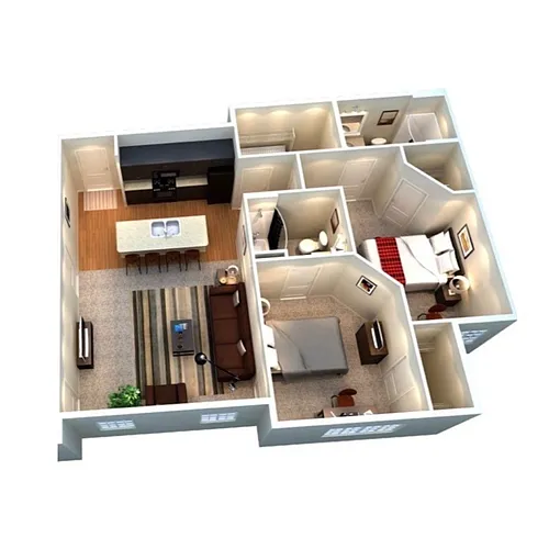 Floor plan 2X2 N