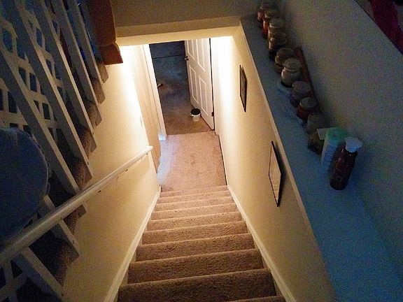 Stairs to basement/laundry