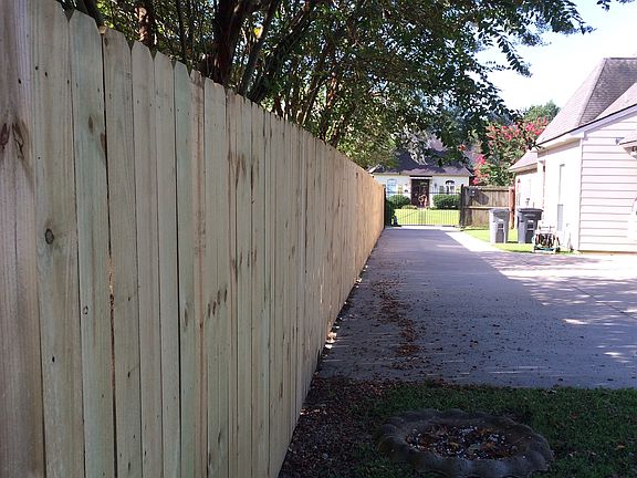 Brand New Wooden Fence