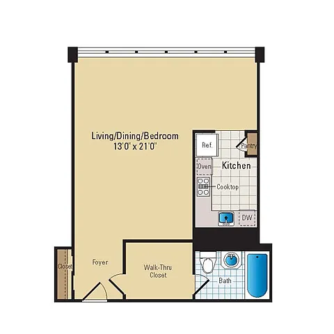 Floor plan Studio | S09