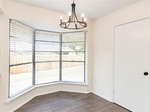 Door leads to laundry room. 