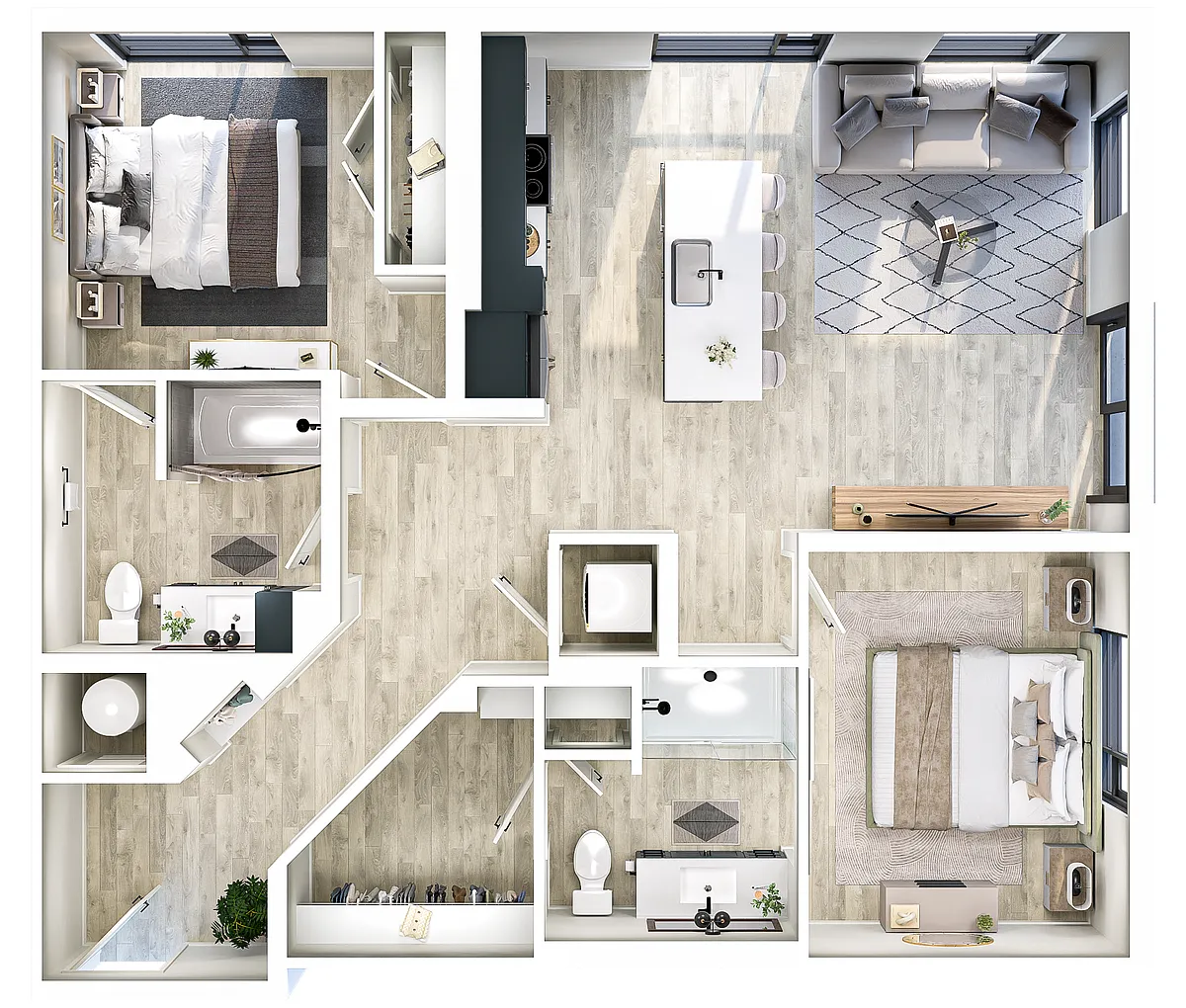 Floor plan B6