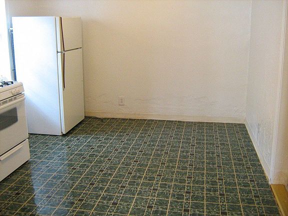 Extra-long kitchen allows room for kitchen/dining table