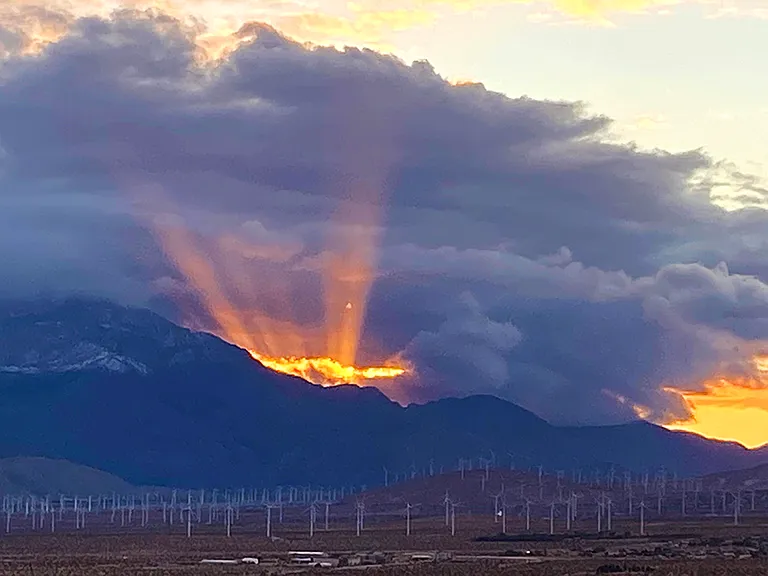 Sunset views from house