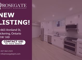 663 Annland St #2, Pickering, ON L1W1A9