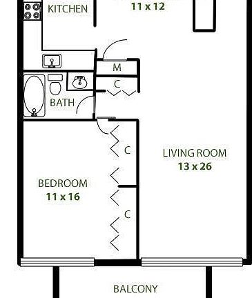 4th image of 1300 Army Navy Dr APT 515