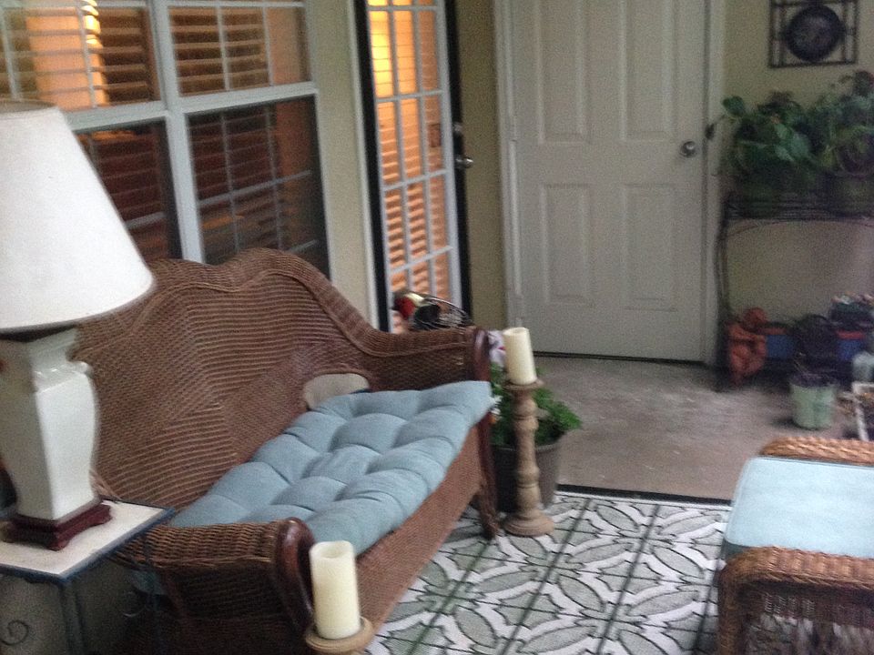 Porch overlooking creek